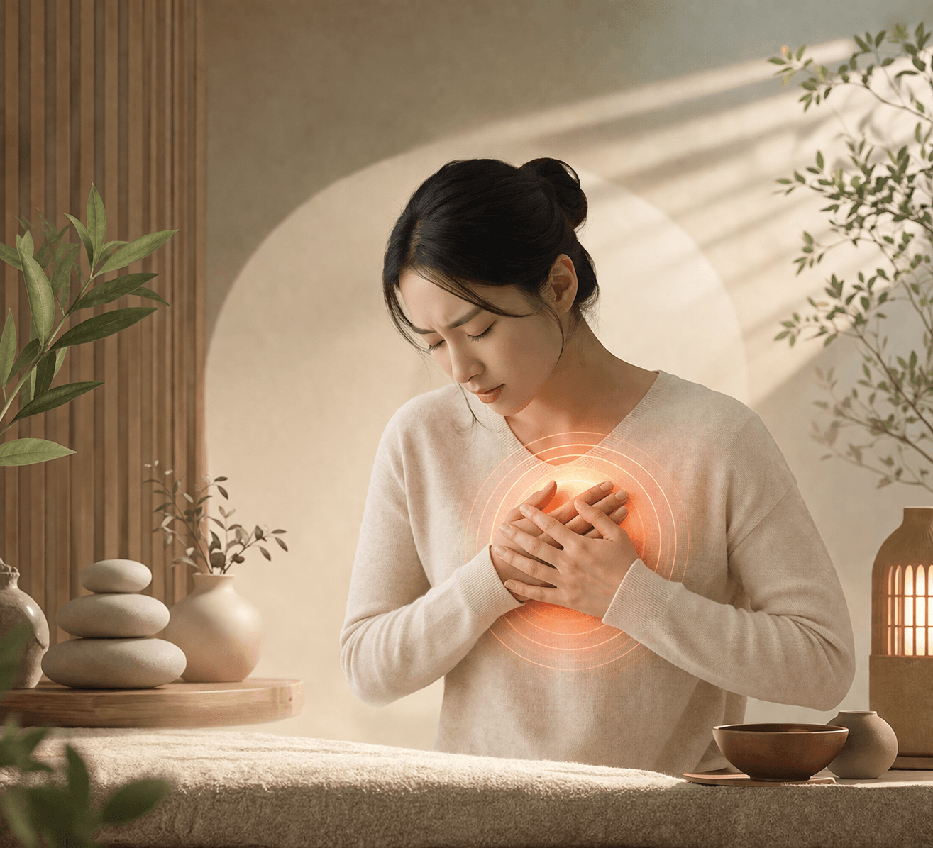 가슴 가운데 답답함과 두근거림, 원인을 못 찾았다면 치료 방향이 달라져야 합니다