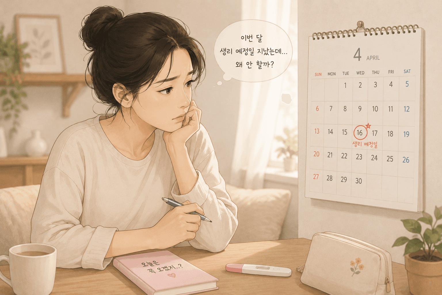 생리늦어질때혈자리 관원혈·조해혈, 지압보다 중요한 근본 원인