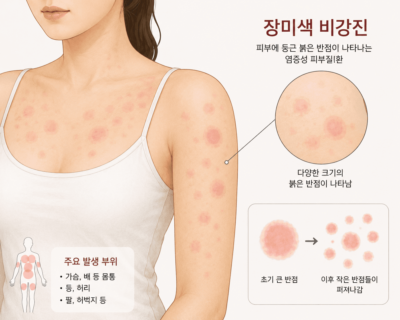 장미색비강진완치 방법 총정리, 붉은 반점이 퍼지는 이유