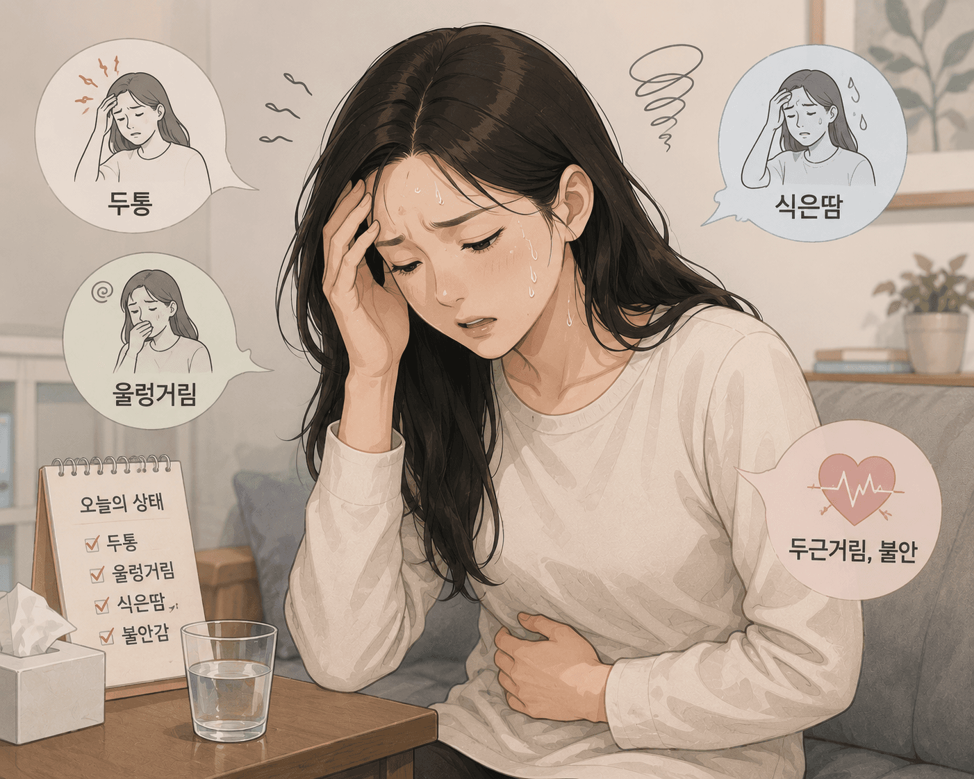 두통속울렁거림식은땀 원인, 단순 컨디션 문제가 아닐 수도 있습니다