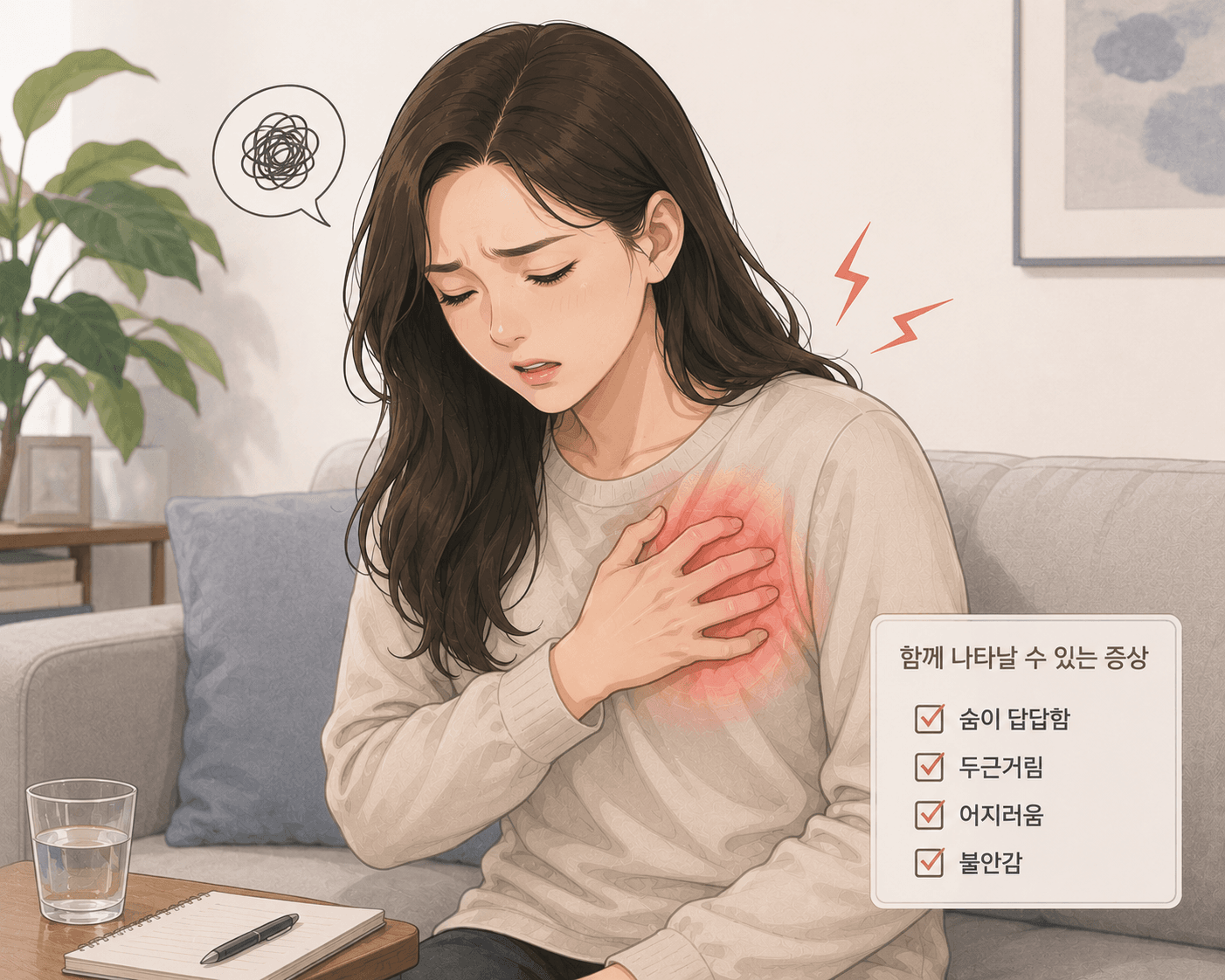 왼쪽가슴답답 반복된다면, 스트레스와 자율신경 불균형을 살펴보세요