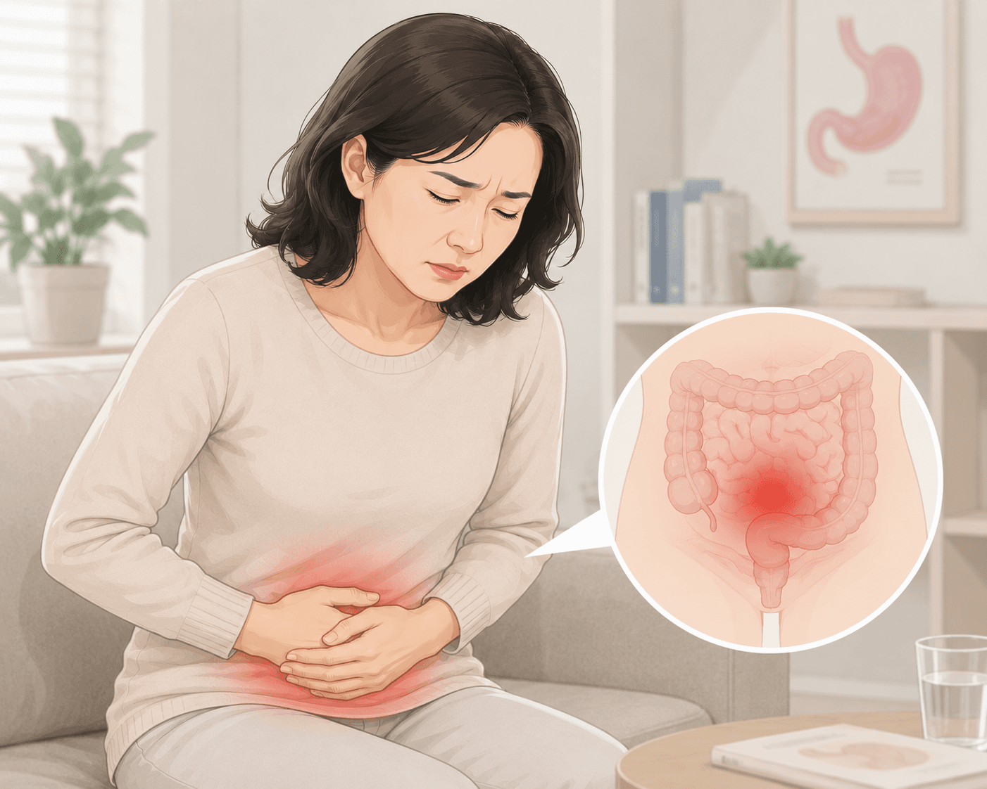 배꼽 아래 딱딱하고 아프다면 담적일까요? 검사 전 꼭 알아야 할 내용