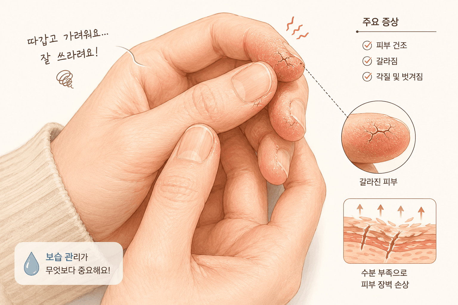손 무좀과 주부습진 차이, 가렵다고 다 같은 피부질환은 아닙니다