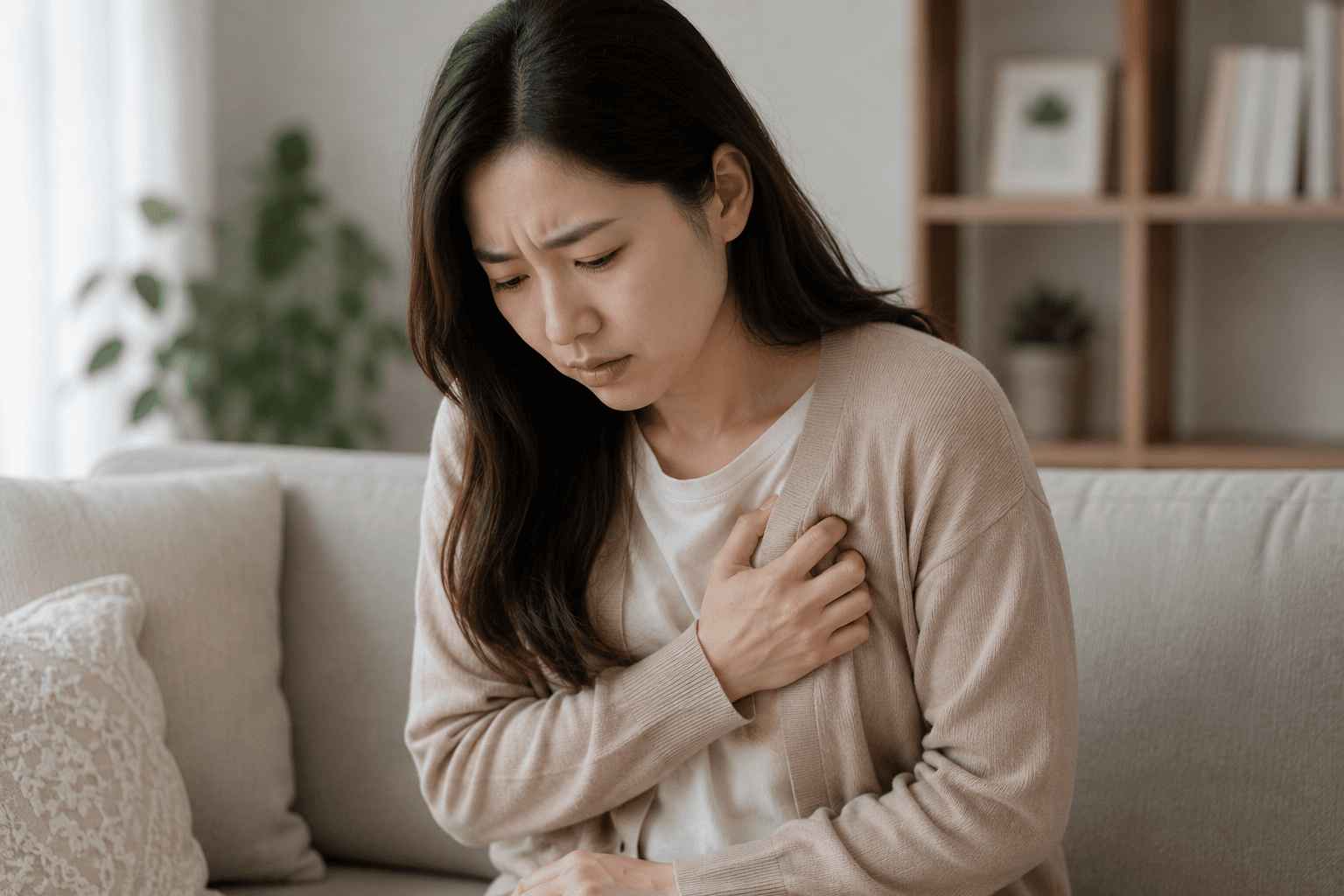 여자왼쪽가슴찌릿, 원인이 하나가 아니라는 사실 알고 계셨나요?