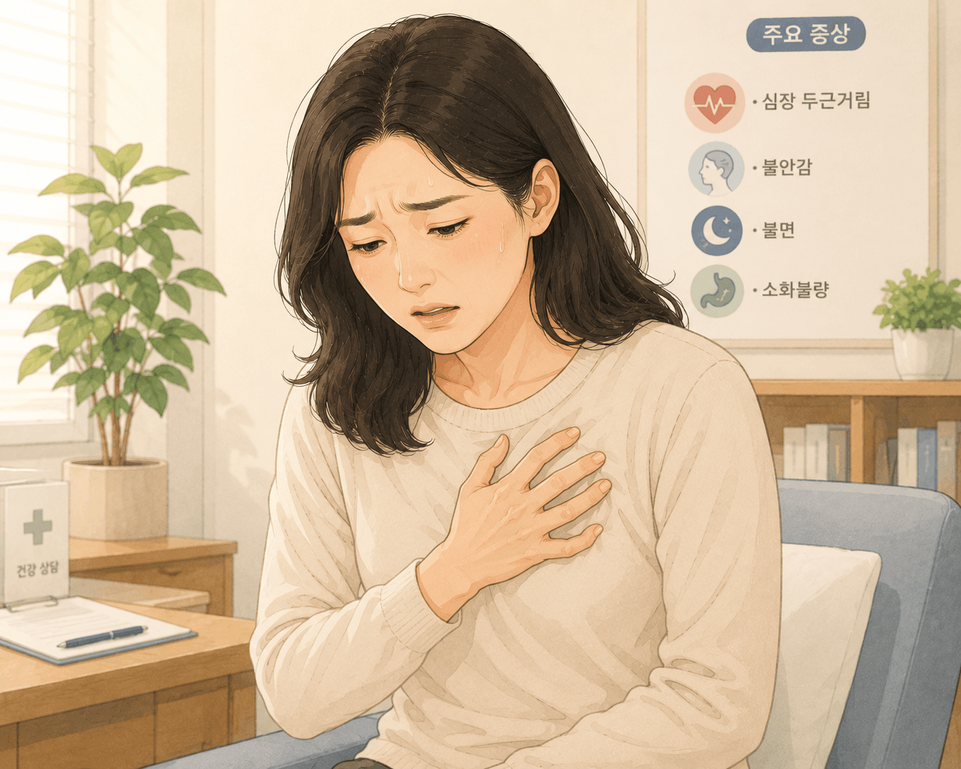 불안장애심장 두근거림, 정말 심장병 때문일까요?