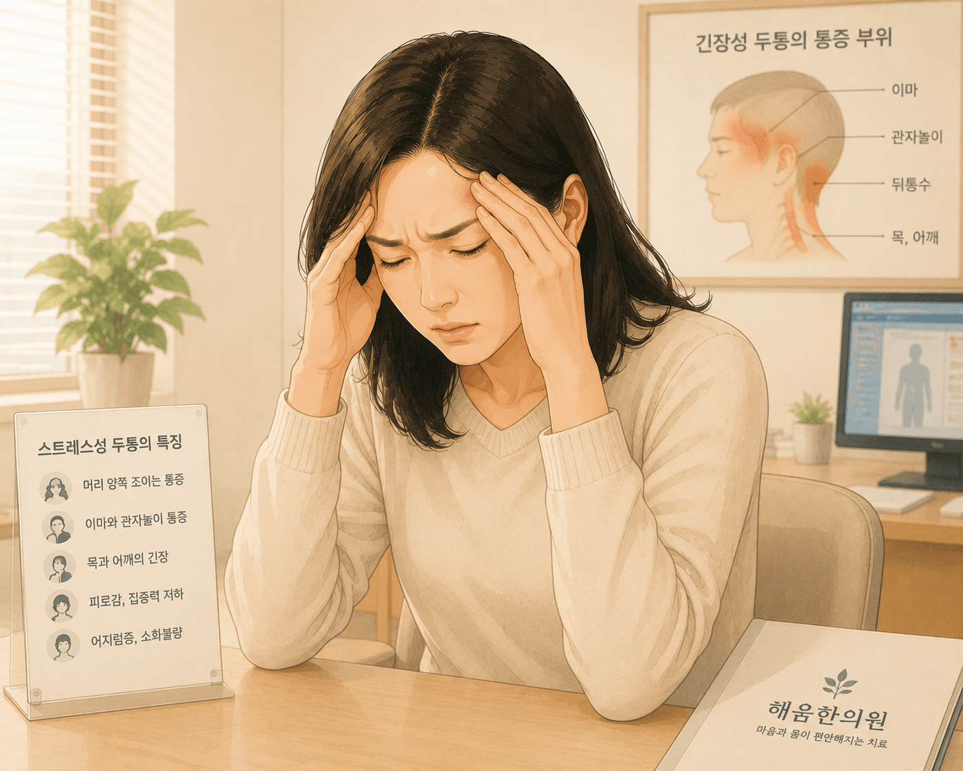 스트레스두통부위, 왜 항상 비슷한 곳만 아플까요?