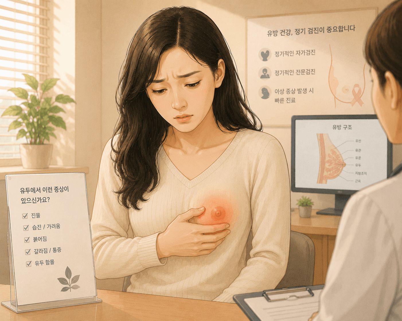 유두진물, 무조건 유방암일까요? 먼저 확인해야 할 원인들