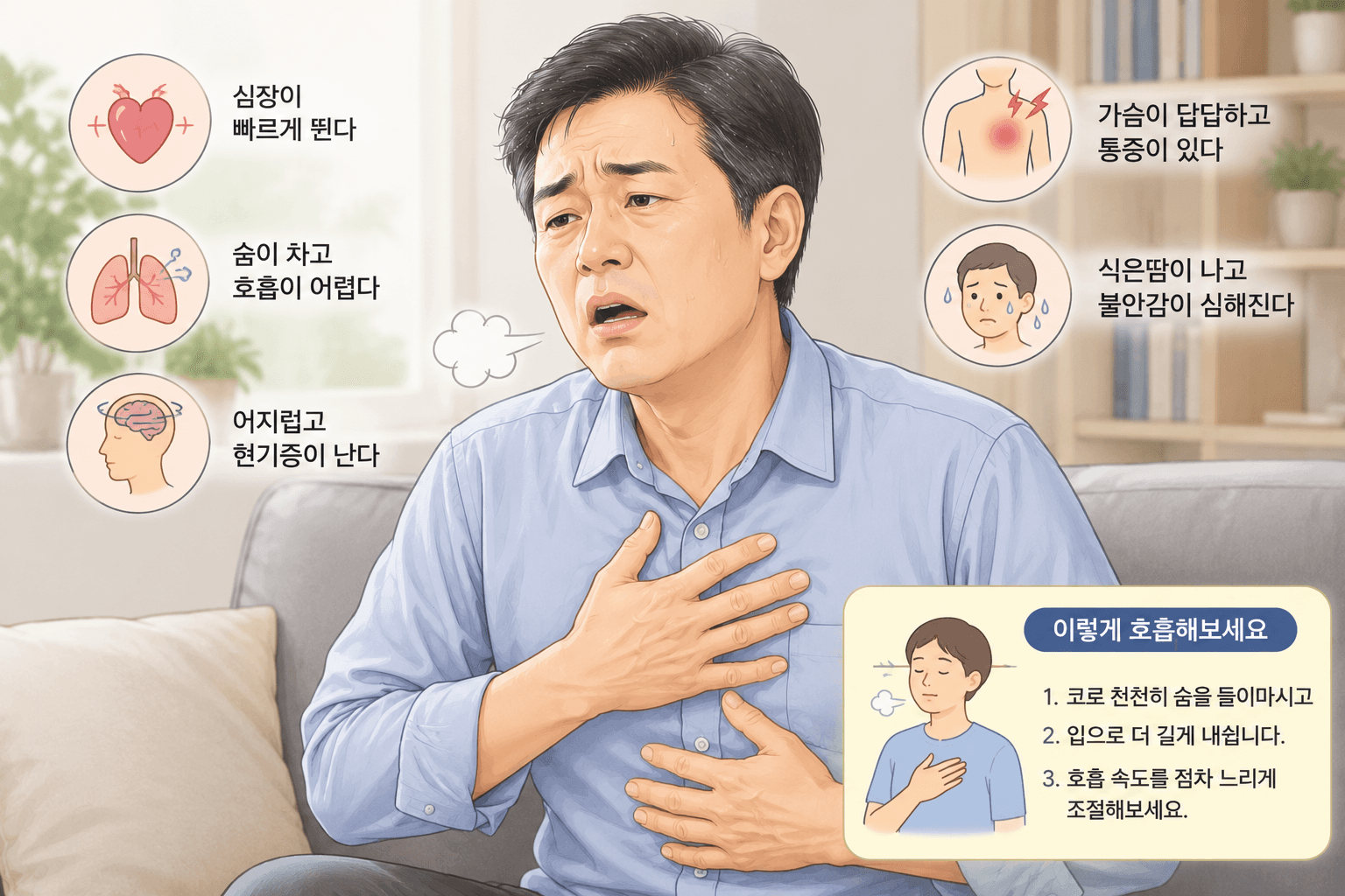 과호흡비닐봉지, 숨이 가쁠 때 따라 하면 오히려 위험할 수 있습니다