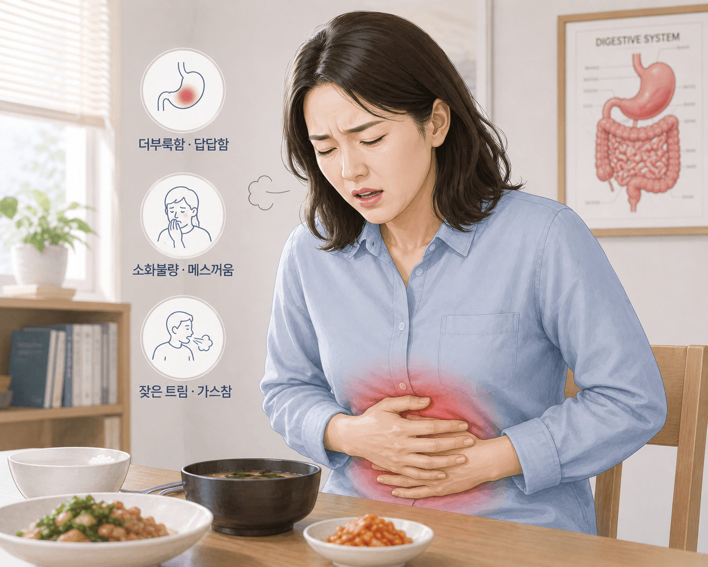 먹기만 하면 소화가 안 돼요, 검사까지 정상이라면 무엇을 살펴봐야 할까요?